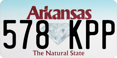 AR license plate 578KPP