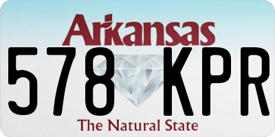 AR license plate 578KPR