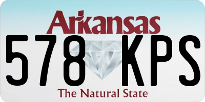 AR license plate 578KPS