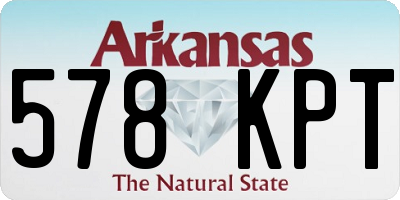 AR license plate 578KPT