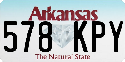 AR license plate 578KPY