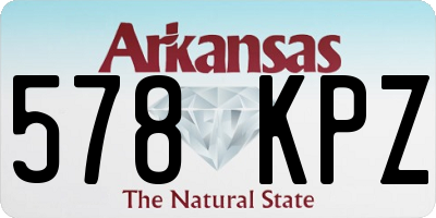 AR license plate 578KPZ