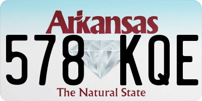 AR license plate 578KQE