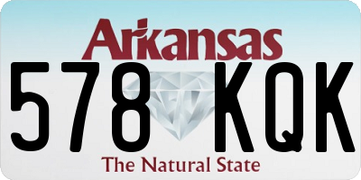 AR license plate 578KQK