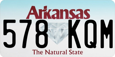AR license plate 578KQM