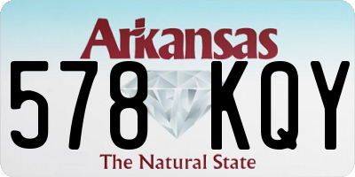 AR license plate 578KQY
