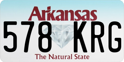 AR license plate 578KRG