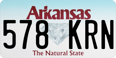 AR license plate 578KRN