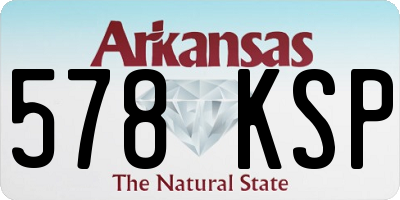 AR license plate 578KSP