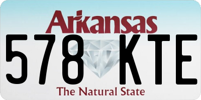 AR license plate 578KTE