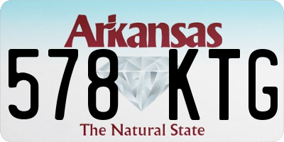 AR license plate 578KTG