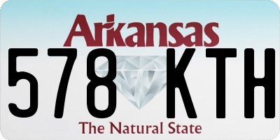 AR license plate 578KTH