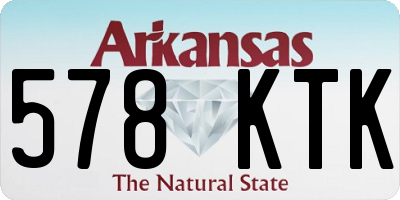 AR license plate 578KTK