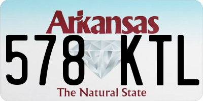 AR license plate 578KTL