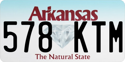 AR license plate 578KTM