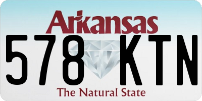 AR license plate 578KTN