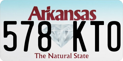 AR license plate 578KTO