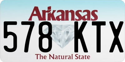 AR license plate 578KTX