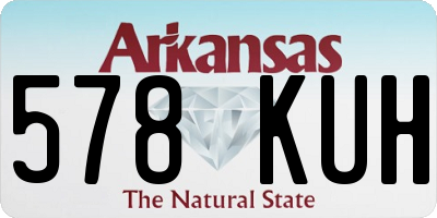 AR license plate 578KUH