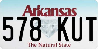 AR license plate 578KUT