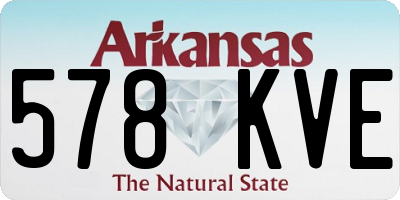 AR license plate 578KVE