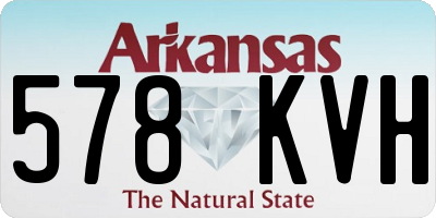 AR license plate 578KVH