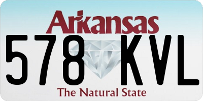 AR license plate 578KVL