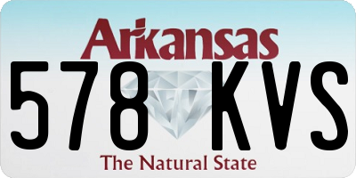 AR license plate 578KVS