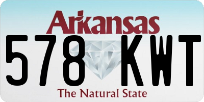 AR license plate 578KWT