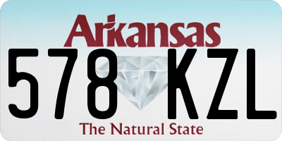 AR license plate 578KZL