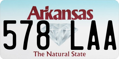 AR license plate 578LAA