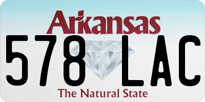 AR license plate 578LAC
