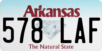 AR license plate 578LAF