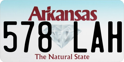 AR license plate 578LAH