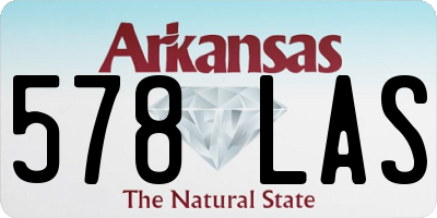 AR license plate 578LAS