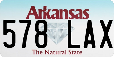 AR license plate 578LAX