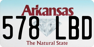 AR license plate 578LBD