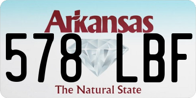AR license plate 578LBF
