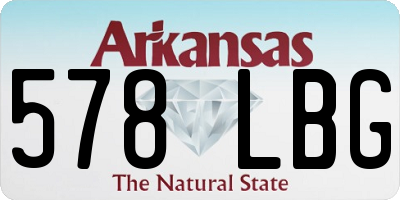 AR license plate 578LBG