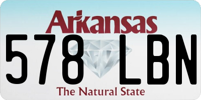 AR license plate 578LBN