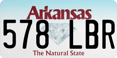 AR license plate 578LBR