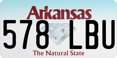 AR license plate 578LBU