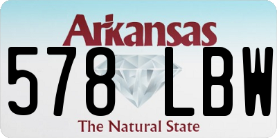 AR license plate 578LBW