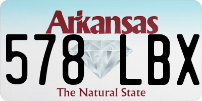 AR license plate 578LBX