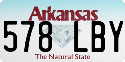 AR license plate 578LBY