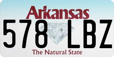AR license plate 578LBZ