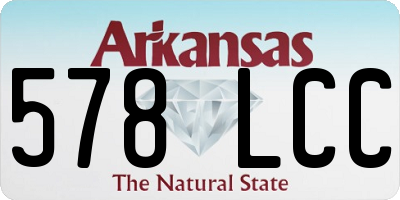AR license plate 578LCC