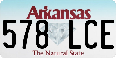 AR license plate 578LCE
