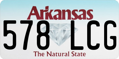 AR license plate 578LCG
