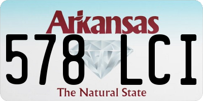 AR license plate 578LCI